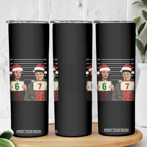 Funny 67 Christmas Movie Skinny Tumbler Six Seven Wet Bandits Home Xmas Alone TS11 Print Your Wear