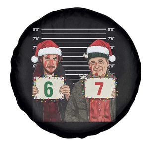 Funny 67 Christmas Movie Spare Tire Cover Six Seven Wet Bandits Home Xmas Alone TS11 Print Your Wear