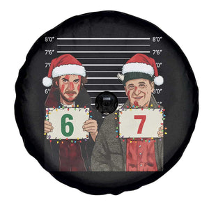 Funny 67 Christmas Movie Spare Tire Cover Six Seven Wet Bandits Home Xmas Alone TS11 Print Your Wear