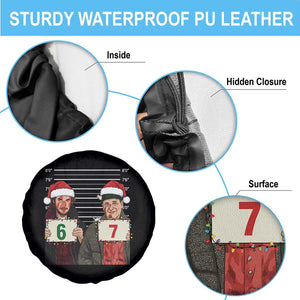 Funny 67 Christmas Movie Spare Tire Cover Six Seven Wet Bandits Home Xmas Alone TS11 Print Your Wear