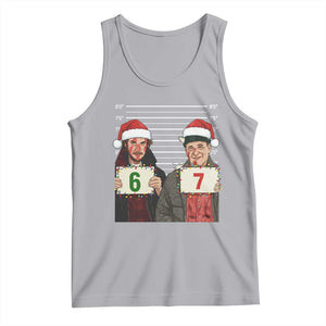 Funny 67 Christmas Movie Tank Top Six Seven Wet Bandits Home Xmas Alone TS11 Athletic Heather Print Your Wear