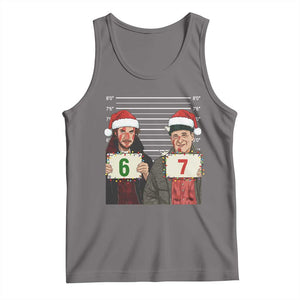 Funny 67 Christmas Movie Tank Top Six Seven Wet Bandits Home Xmas Alone TS11 Deep Heather Print Your Wear