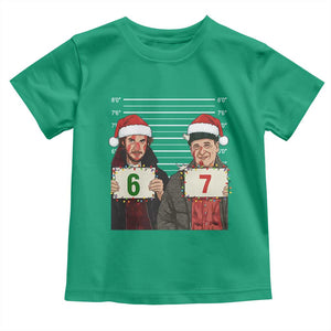 Funny 67 Christmas Movie Toddler T Shirt Six Seven Wet Bandits Home Xmas Alone TS11 Irish Green Print Your Wear