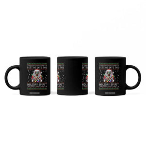 Funny Terrifier Christmas Santa Coffee Mug Getting Into The Holiday Spirit Horror Movie TS11 Print Your Wear