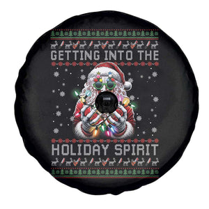Funny Terrifier Christmas Santa Spare Tire Cover Getting Into The Holiday Spirit Horror Movie TS11 Print Your Wear