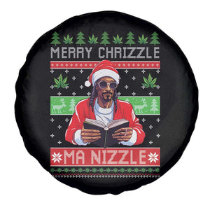 Funny Christmas Hip Hop Rap Gang Spare Tire Cover Merry Chrizzle Ma Nizzle Xmas Weed TS11 Print Your Wear