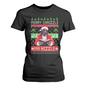 Funny Christmas Hip Hop Rap Gang T Shirt For Women Merry Chrizzle Ma Nizzle Xmas Weed TS11 Black Print Your Wear