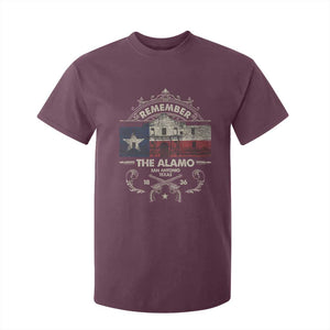 Texas Remember The Alamo San Antonio Pride T Shirt For Kid Texas History TS11 Maroon Print Your Wear