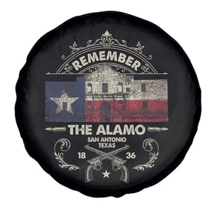 Texas Remember The Alamo San Antonio Pride Spare Tire Cover Texas History TS11 Print Your Wear