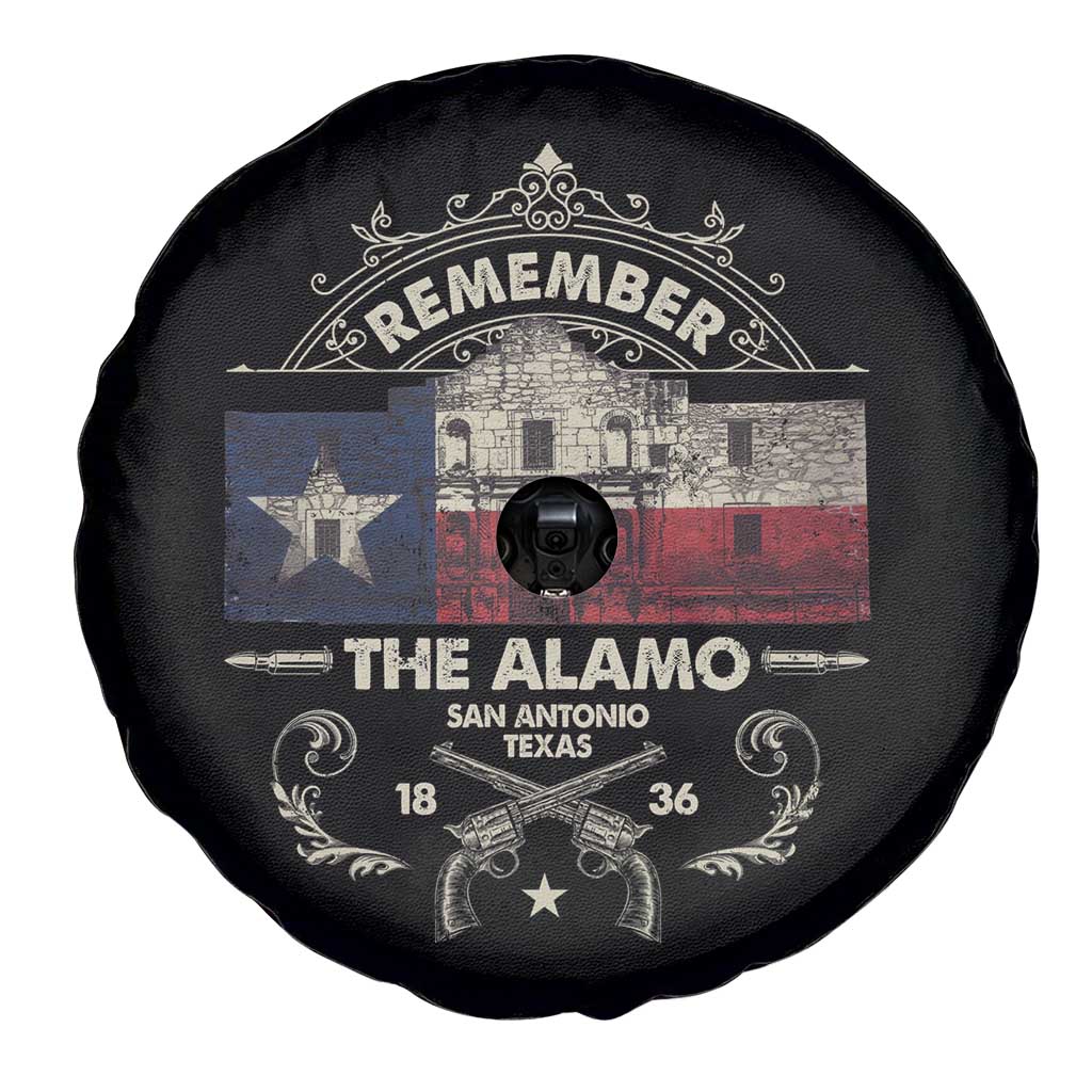 Texas Remember The Alamo San Antonio Pride Spare Tire Cover Texas History TS11 Print Your Wear