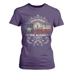 Texas Remember The Alamo San Antonio Pride T Shirt For Women Texas History TS11 Purple Print Your Wear