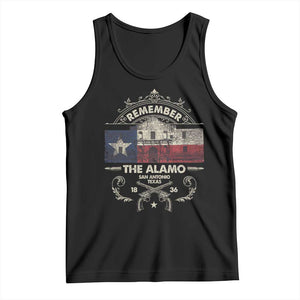 Texas Remember The Alamo San Antonio Pride Tank Top Texas History TS11 Black Print Your Wear