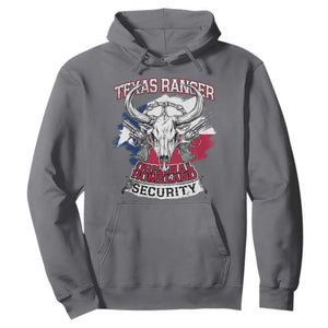 Texas Ranger Original Homeland Security Hoodie History Of Texas TS11 Charcoal Print Your Wear