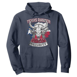 Texas Ranger Original Homeland Security Hoodie History Of Texas TS11 Navy Print Your Wear
