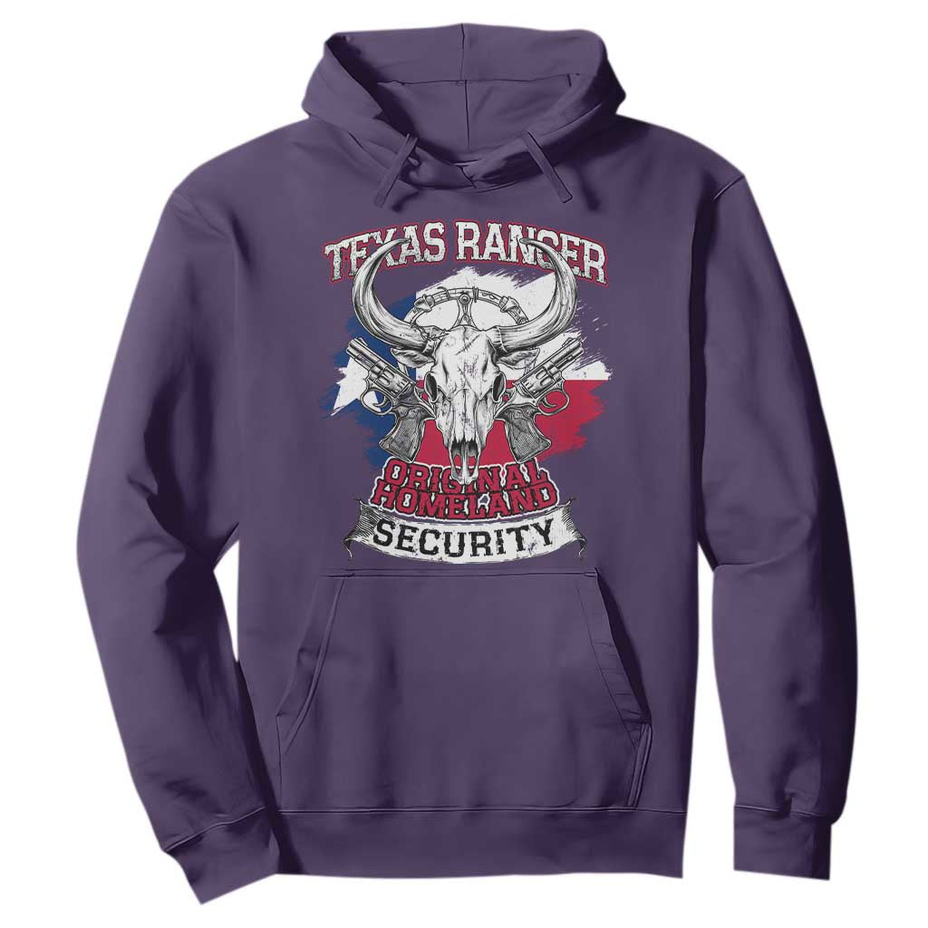 Texas Ranger Original Homeland Security Hoodie History Of Texas TS11 Purple Print Your Wear