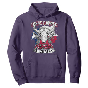 Texas Ranger Original Homeland Security Hoodie History Of Texas TS11 Purple Print Your Wear
