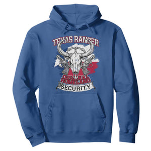 Texas Ranger Original Homeland Security Hoodie History Of Texas TS11 Royal Blue Print Your Wear