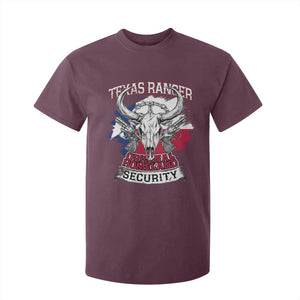 Texas Ranger Original Homeland Security T Shirt For Kid History Of Texas TS11 Maroon Print Your Wear
