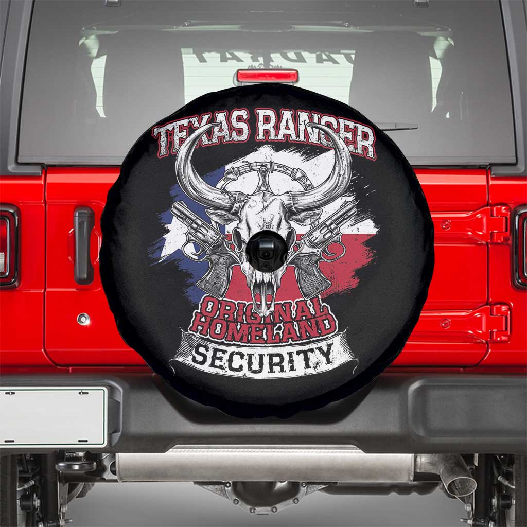Texas Ranger Original Homeland Security Spare Tire Cover History Of Texas TS11 Black Print Your Wear