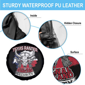 Texas Ranger Original Homeland Security Spare Tire Cover History Of Texas TS11 Print Your Wear