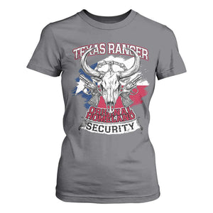 Texas Ranger Original Homeland Security T Shirt For Women History Of Texas TS11 Charcoal Print Your Wear