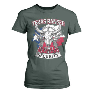 Texas Ranger Original Homeland Security T Shirt For Women History Of Texas TS11 Dark Forest Green Print Your Wear