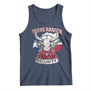 Texas Ranger Original Homeland Security Tank Top History Of Texas TS11 Navy Print Your Wear