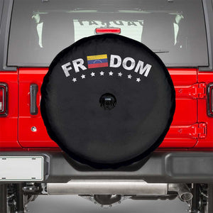 Freedom For Venezuela Spare Tire Cover Venezuelan Flag Eight Stars Bandera TS11 Black Print Your Wear