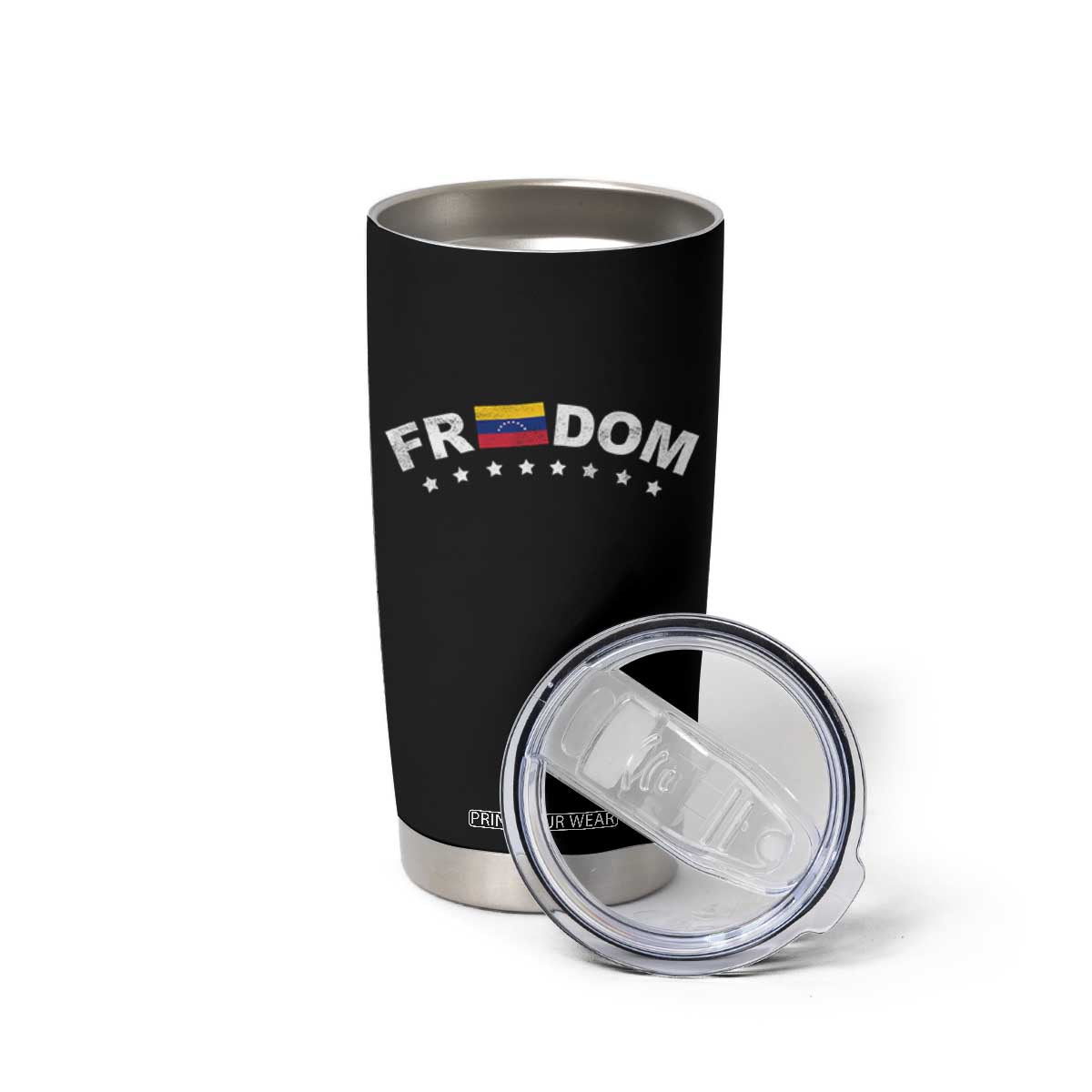 Freedom For Venezuela Tumbler Cup Venezuelan Flag Eight Stars Bandera TS11 Print Your Wear