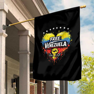 Free Venezuela Garden Flag Freedom Venezuelan Flag Hand Fist Graphic TS11 Print Your Wear