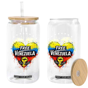 Free Venezuela Glass Can Freedom Venezuelan Flag Hand Fist Graphic TS11 Print Your Wear