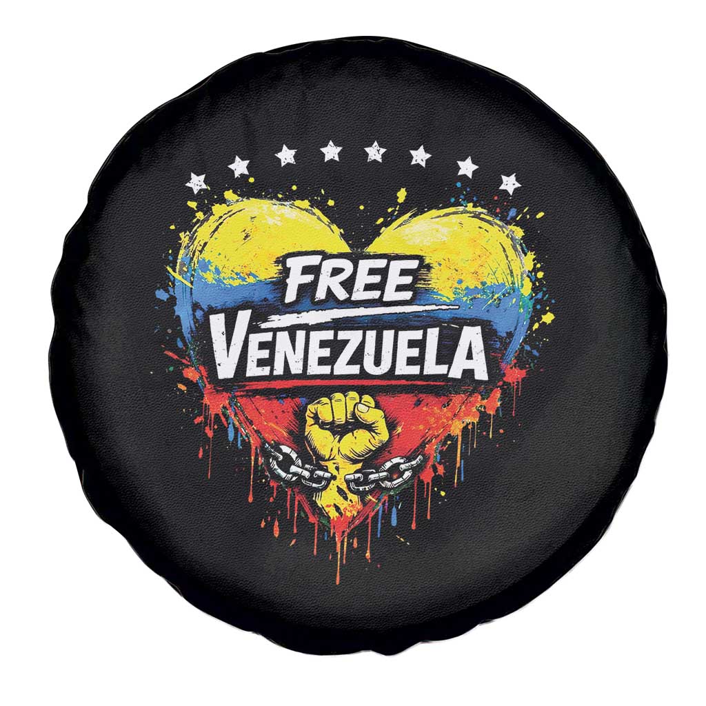 Free Venezuela Spare Tire Cover Freedom Venezuelan Flag Hand Fist Graphic TS11 Print Your Wear