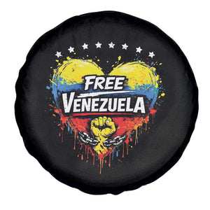 Free Venezuela Spare Tire Cover Freedom Venezuelan Flag Hand Fist Graphic TS11 Print Your Wear
