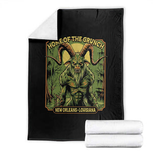 Grunch Road Monster Throw Blanket Home Of The Grunch Nola Louisiana TS11 Black Print Your Wear