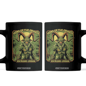 Grunch Road Monster Coffee Mug Home Of The Grunch Nola Louisiana TS11 Black Print Your Wear