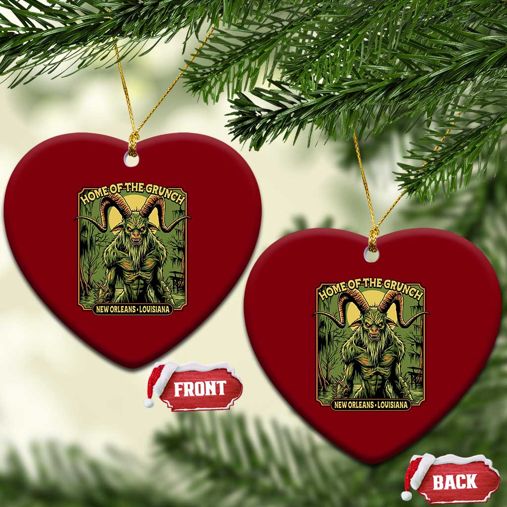 Grunch Road Monster Ceramic Ornament Home Of The Grunch Nola Louisiana TS11 Print Your Wear