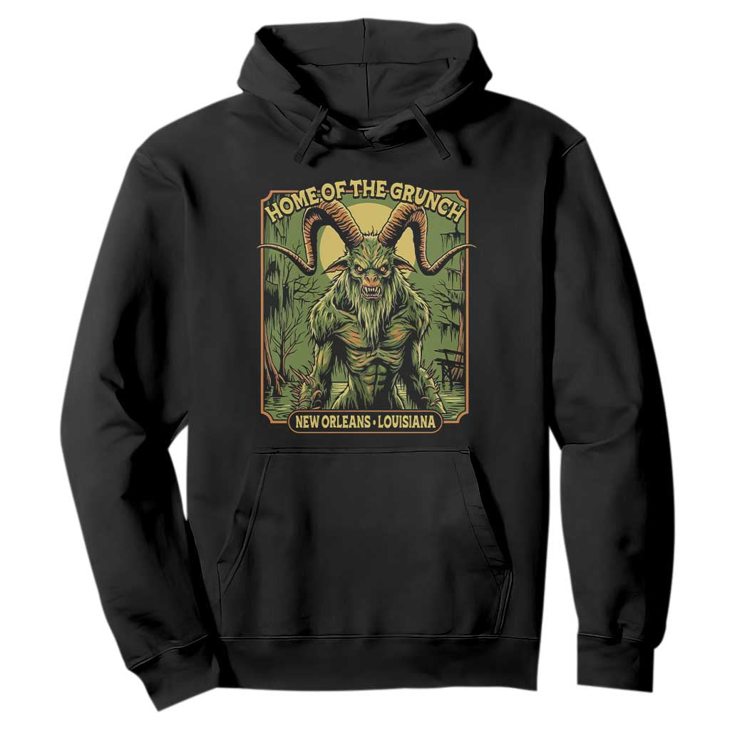 Grunch Road Monster Hoodie Home Of The Grunch Nola Louisiana TS11 Black Print Your Wear