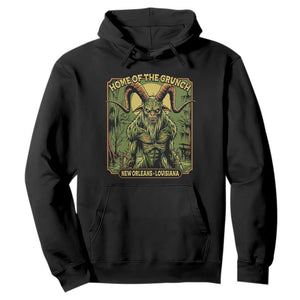 Grunch Road Monster Hoodie Home Of The Grunch Nola Louisiana TS11 Black Print Your Wear