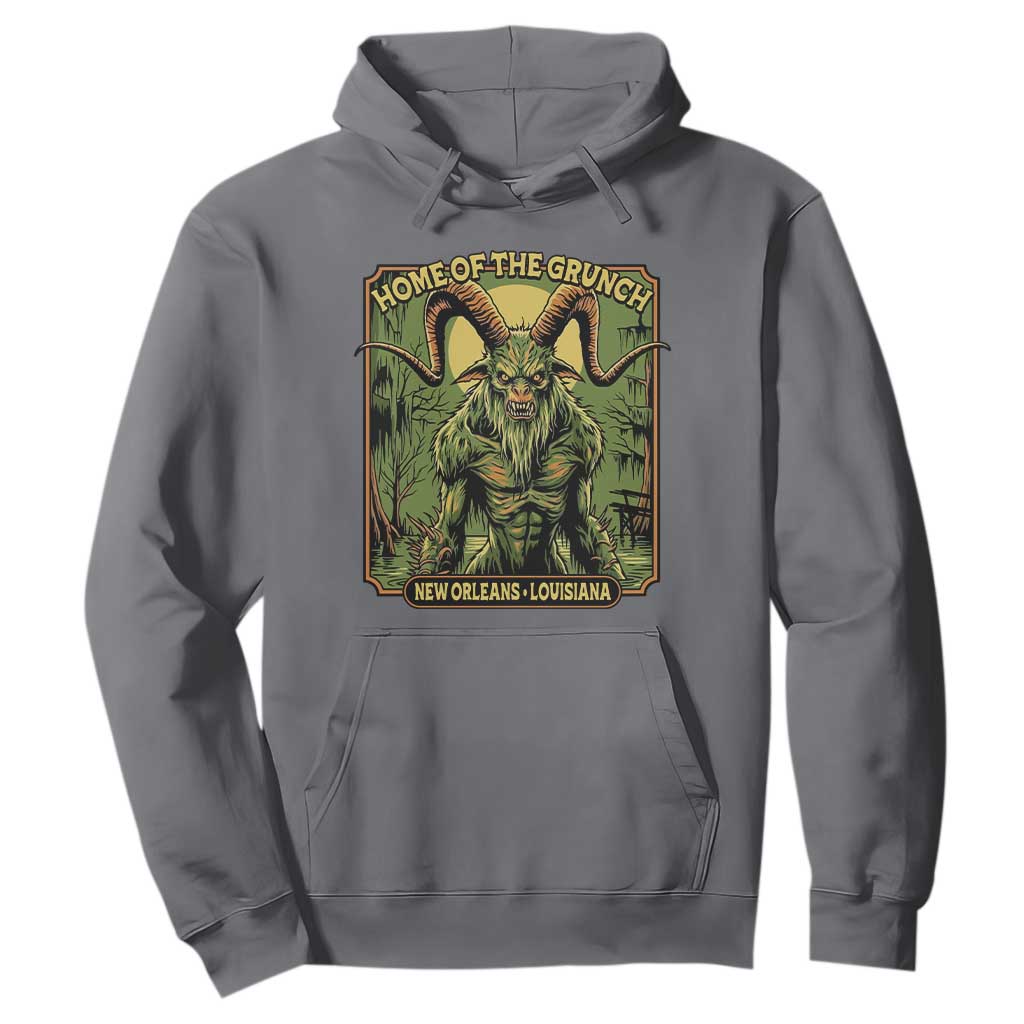 Grunch Road Monster Hoodie Home Of The Grunch Nola Louisiana TS11 Charcoal Print Your Wear