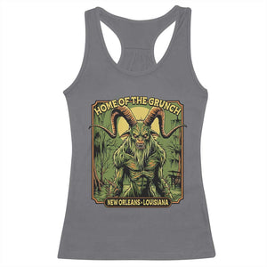 Grunch Road Monster Racerback Tank Top Home Of The Grunch Nola Louisiana TS11 Charcoal Print Your Wear