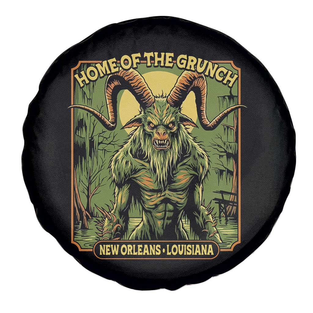 Grunch Road Monster Spare Tire Cover Home Of The Grunch Nola Louisiana TS11 Print Your Wear