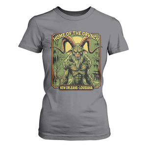 Grunch Road Monster T Shirt For Women Home Of The Grunch Nola Louisiana TS11 Charcoal Print Your Wear