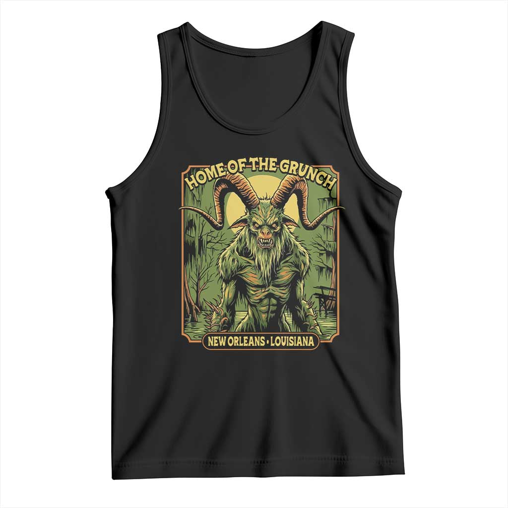 Grunch Road Monster Tank Top Home Of The Grunch Nola Louisiana TS11 Black Print Your Wear