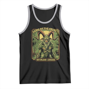 Grunch Road Monster Tank Top Home Of The Grunch Nola Louisiana TS11 Black Athletic Heather Print Your Wear
