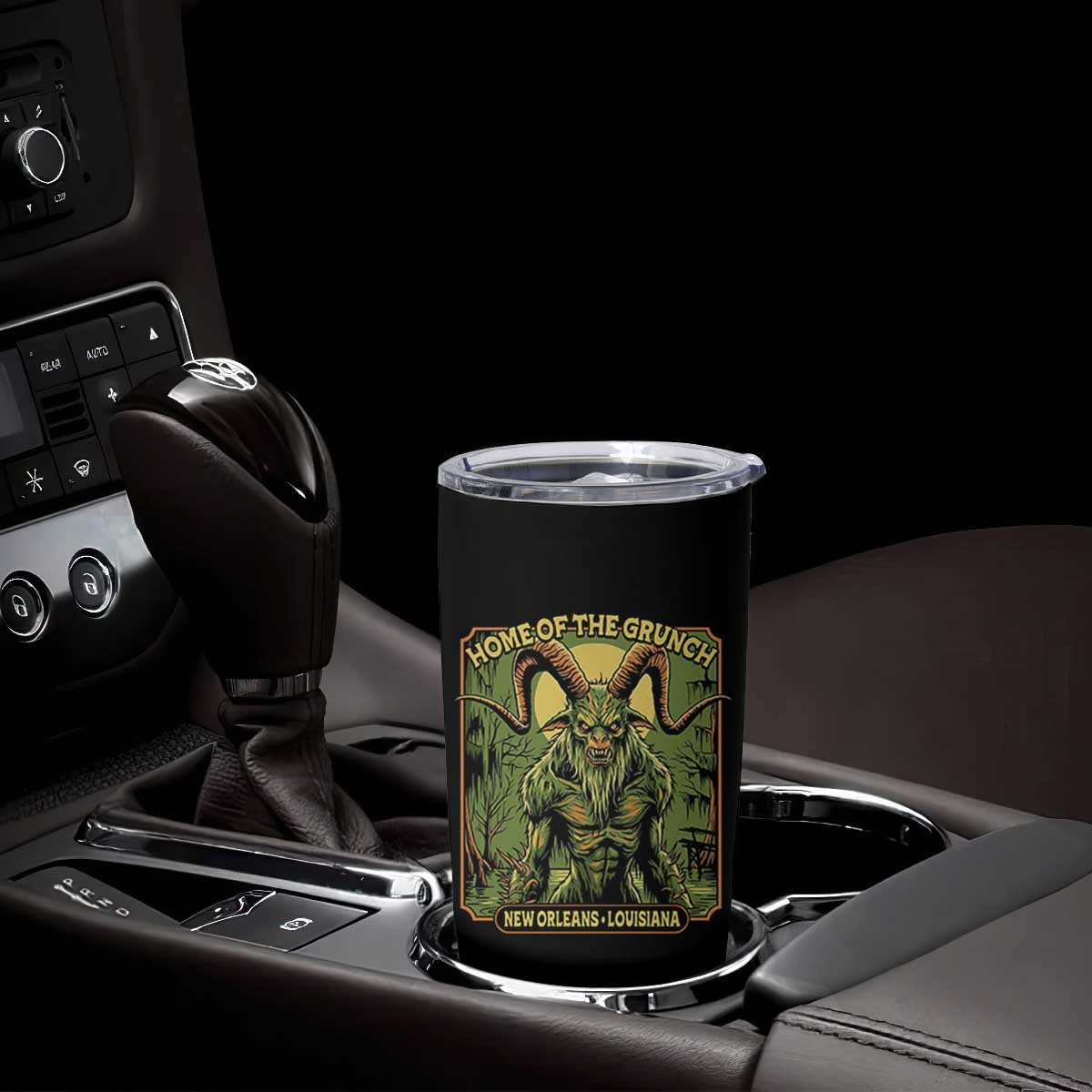 Grunch Road Monster Tumbler Cup Home Of The Grunch Nola Louisiana TS11 Print Your Wear