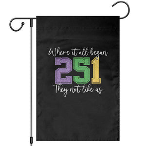 251 Mardi Gras Mobile Alabama Garden Flag Where It All Began Fat Tuesday Carnival Glitter Print TS11 Black Print Your Wear