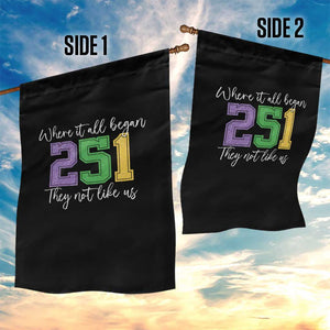 251 Mardi Gras Mobile Alabama Garden Flag Where It All Began Fat Tuesday Carnival Glitter Print TS11 Print Your Wear