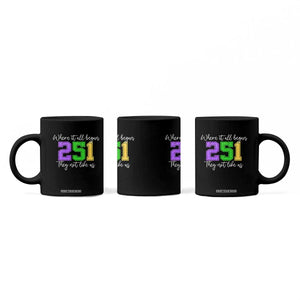 251 Mardi Gras Mobile Alabama Coffee Mug Where It All Began Fat Tuesday Carnival Glitter Print TS11 Print Your Wear