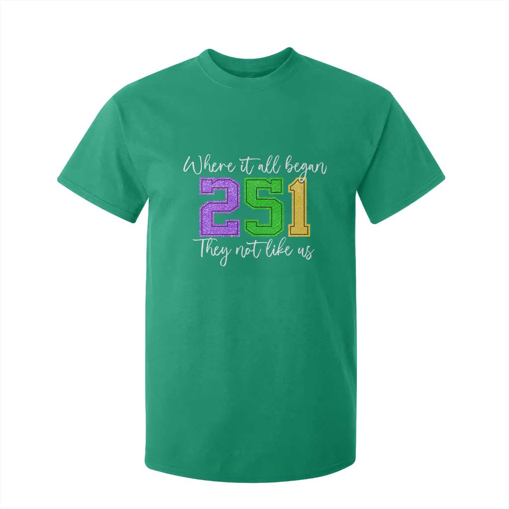 251 Mardi Gras Mobile Alabama T Shirt For Kid Where It All Began Fat Tuesday Carnival Glitter Print TS11 Irish Green Print Your Wear