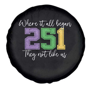 251 Mardi Gras Mobile Alabama Spare Tire Cover Where It All Began Fat Tuesday Carnival Glitter Print TS11 Print Your Wear